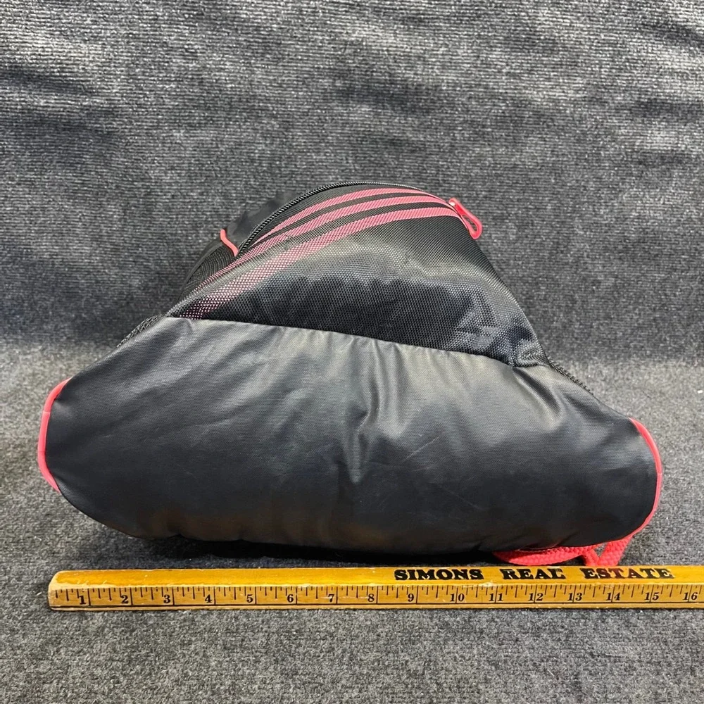 Adidas 103974-F Black Infrared Team Speed Drawstring Sackpack Cinch Gym Bag